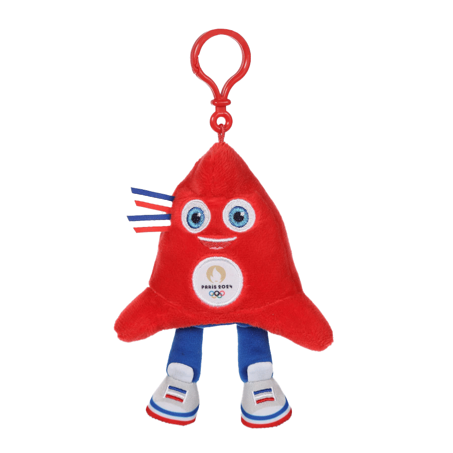 Paris 2024 Olympics Bag Clip Mascot 10cm