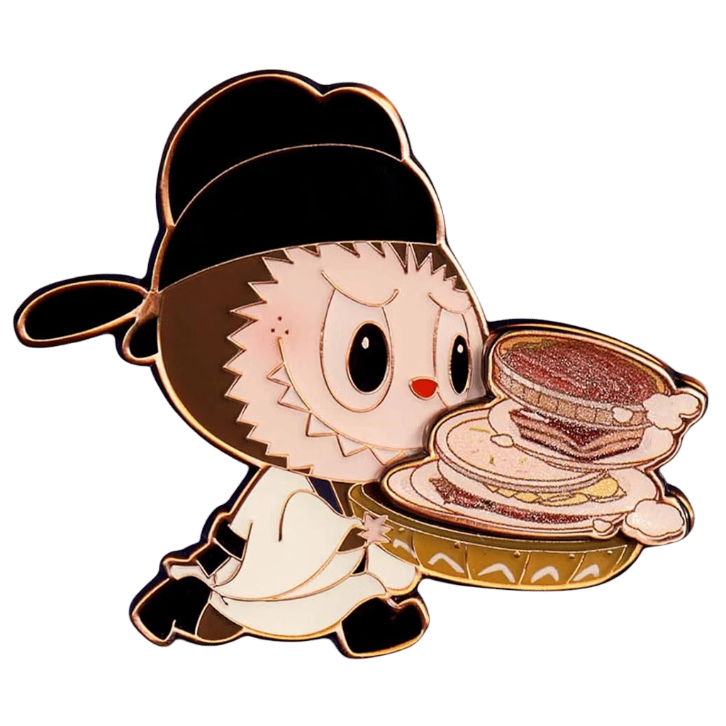 Pop Mart Labubu The Monsters Let's Have Fun Together Series Grand Banquet (Secret Edition) Badge